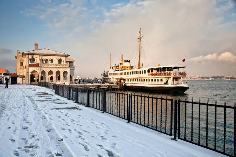 بازدید از استانبول در زمستان